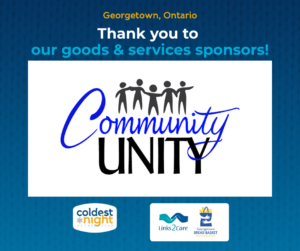 Community Unity logo goods sponsor CNOY 2026