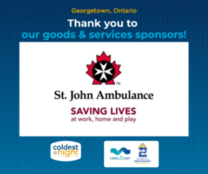 St. John Ambulance logo Service sponsor CNOY 2026