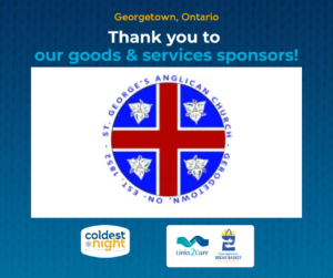 St. George's Anglican Church logo Service sponsor CNOY 2026