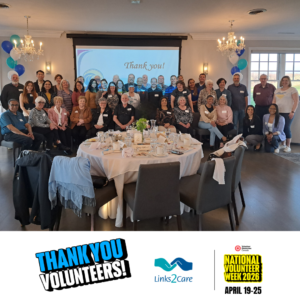 Celebrating our volunteers group picture of all our volunteers